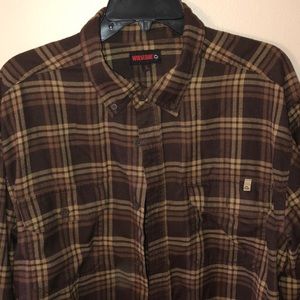 Wolverine men’s Escape flannel shirt XL